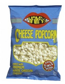 Yaya's Natural Popcorn - White Cheddar 6 oz.